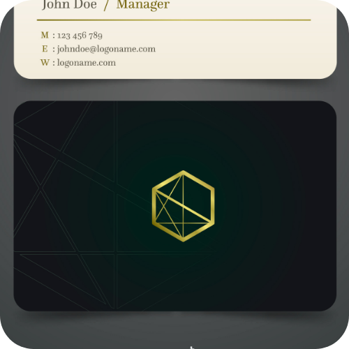Rounded Corner Business Card